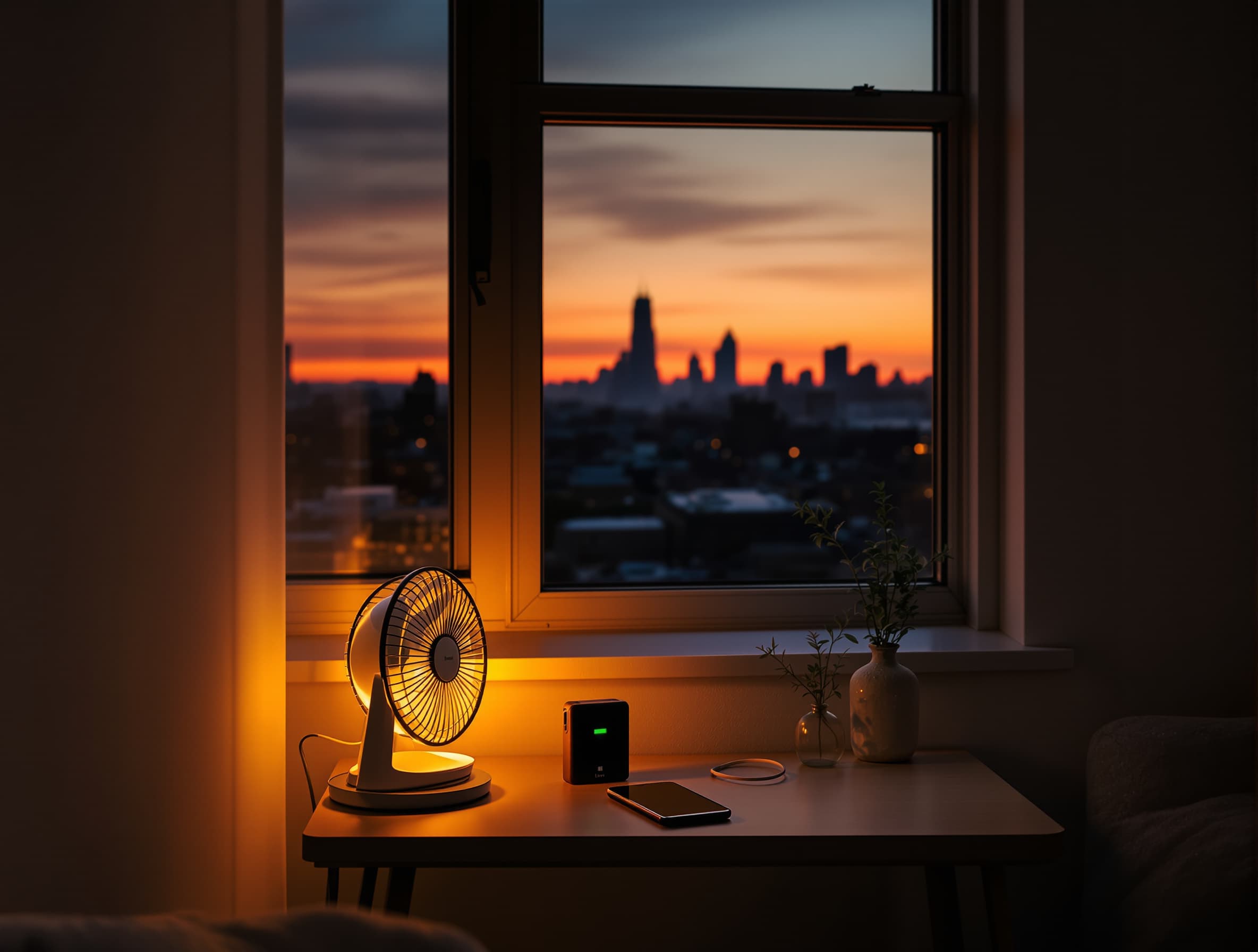 A heat-wave blackout takes out 12 city blocks.
